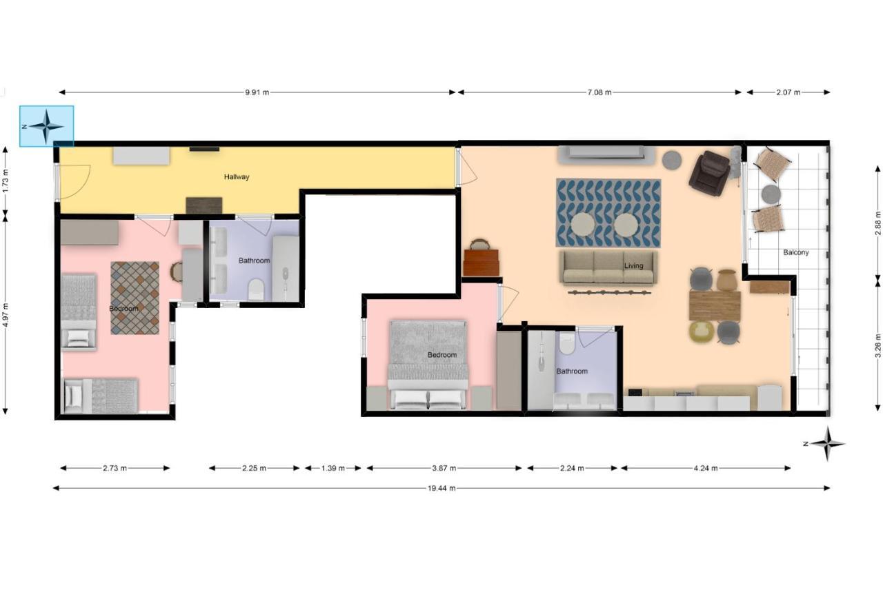 New Central 2Br Apartment 100M-To-Beach Free Parking Fuengirola Bagian luar foto